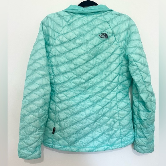 The North Face womens thermoball turquoise blue purple quilted coat jacket SP - Picture 7 of 9